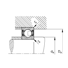 S 61820-2RSR-Y,  DIN 625-1 ˜ʵҪߴ, ɂȴܷ